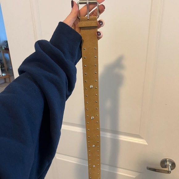 Maje Studded Suede Leather Belt (Women's S) - Picture 7 of 7